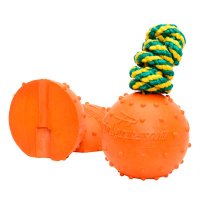 Rubber Dog Bite Ball with Dotted Surface - BIG