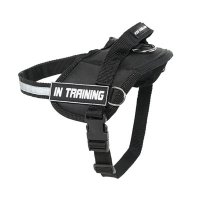 Reflective Nylon Dog Harness with handle for better control