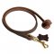 Short Leather Dog Leash with Strong Stitches
