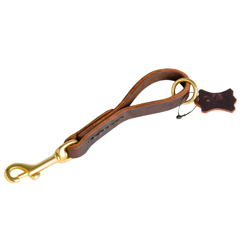 Comfy Leather Dog Leash Pull Tab [L18##1081 Pull tab dog lead] : Dog ...